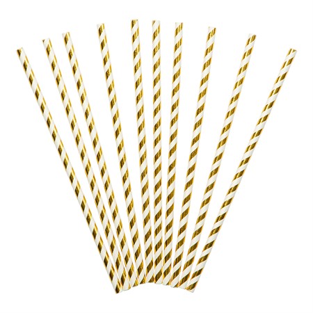 SUGRÖR GULD RANDIG 10-PACK