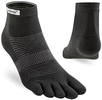 Injinji Run Original Weight Mini-Crew Black