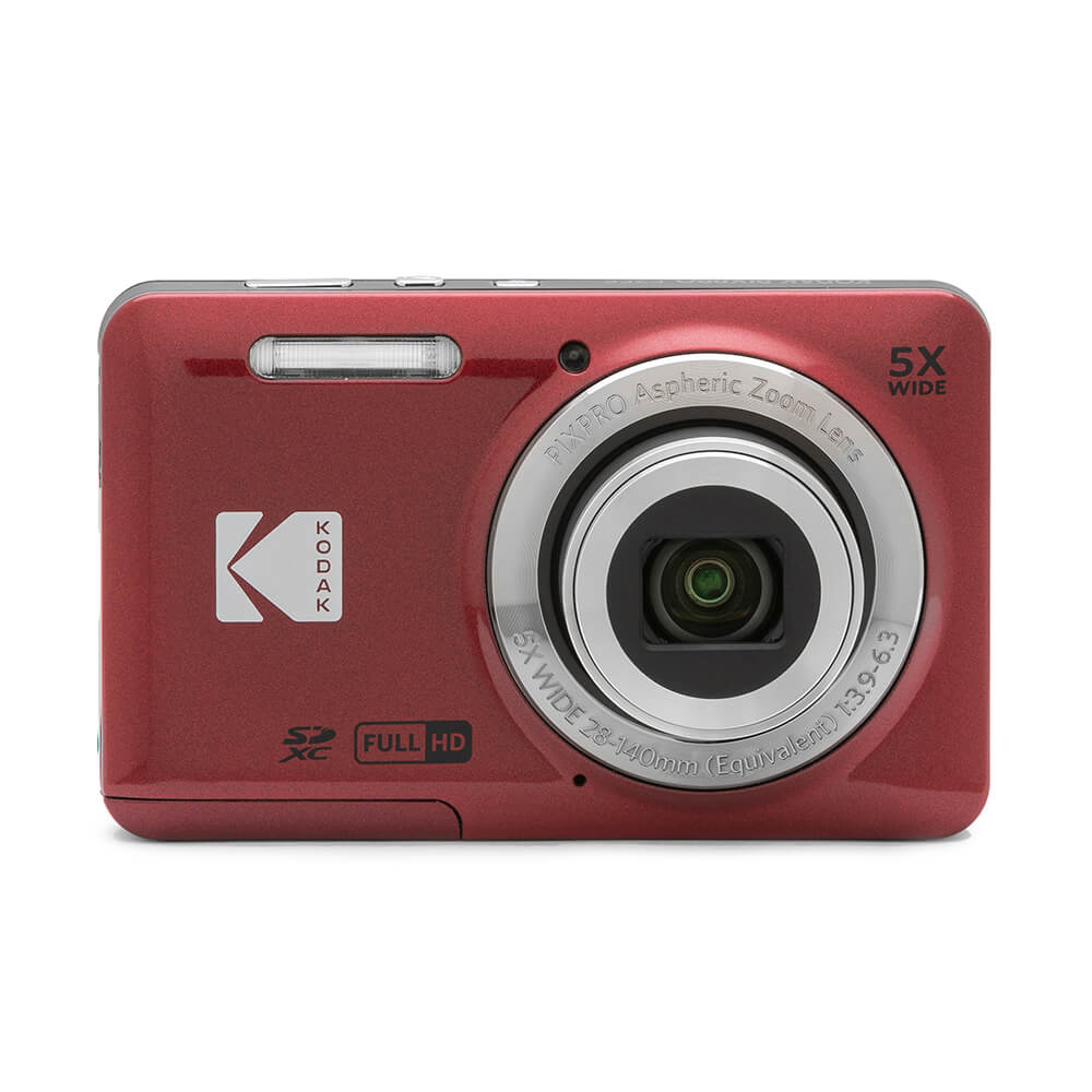 Kodak Pixpro FZ55 röd + väska Fraktfritt  - 8