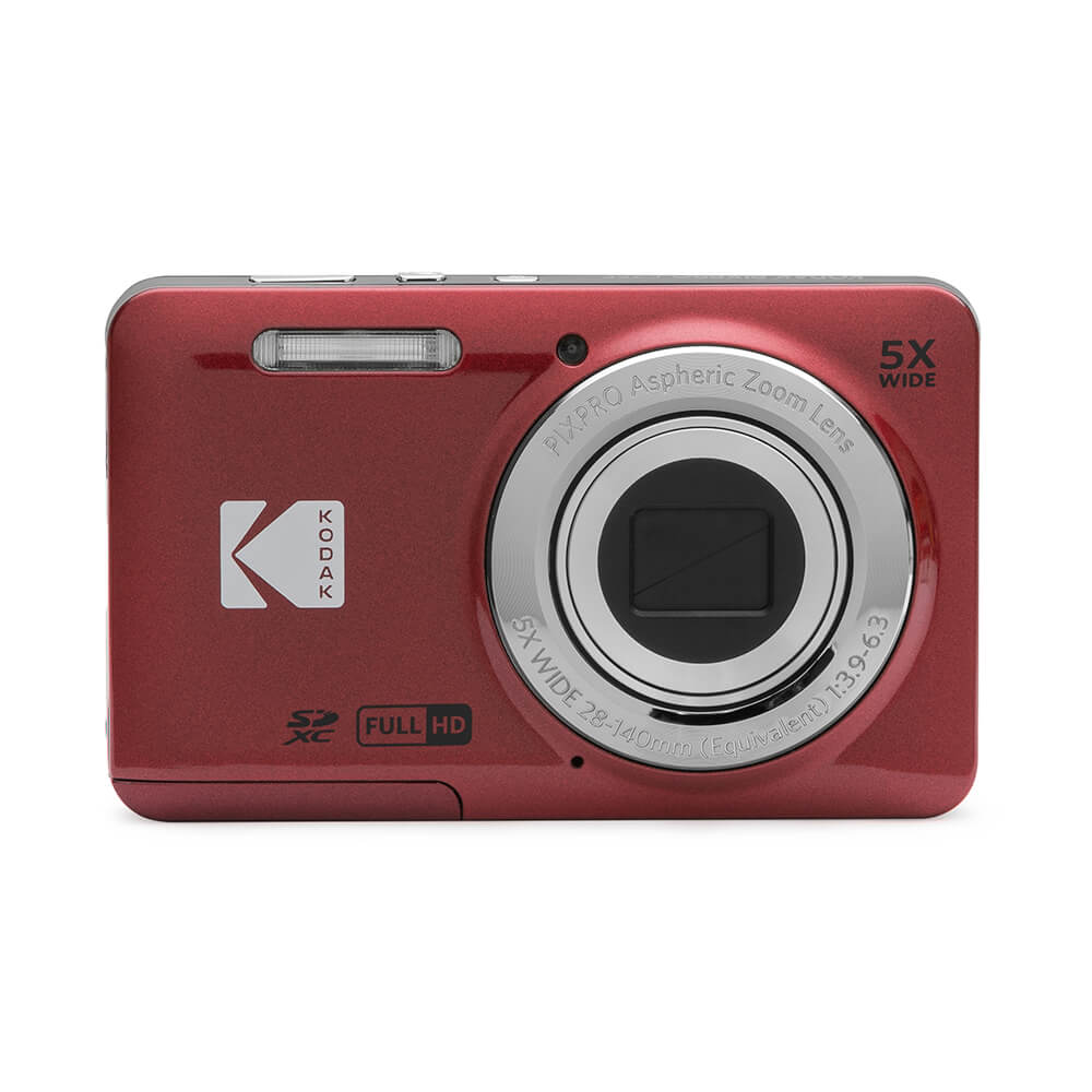 Kodak Pixpro FZ55 röd + väska Fraktfritt  - 2