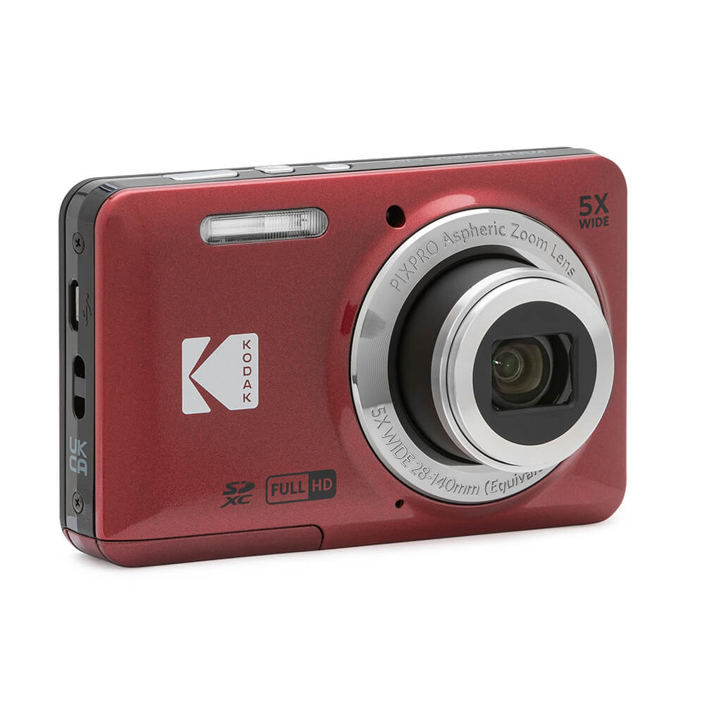 Kodak Pixpro FZ55 röd + väska Fraktfritt  - 7