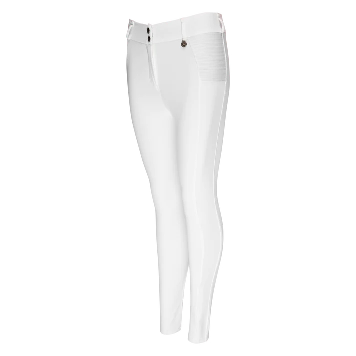 Kingsland Kaya W F-Tec6 F-Grip Ridebukse Hvit STR 40