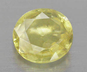 0.24 ct mycket vacker 4 mm rund naturlig gul safir ädelsten SEK129 - 3