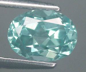0,83 ct muy bonita piedra preciosa de apatita azul paraiba natural de corte ovalado - 3