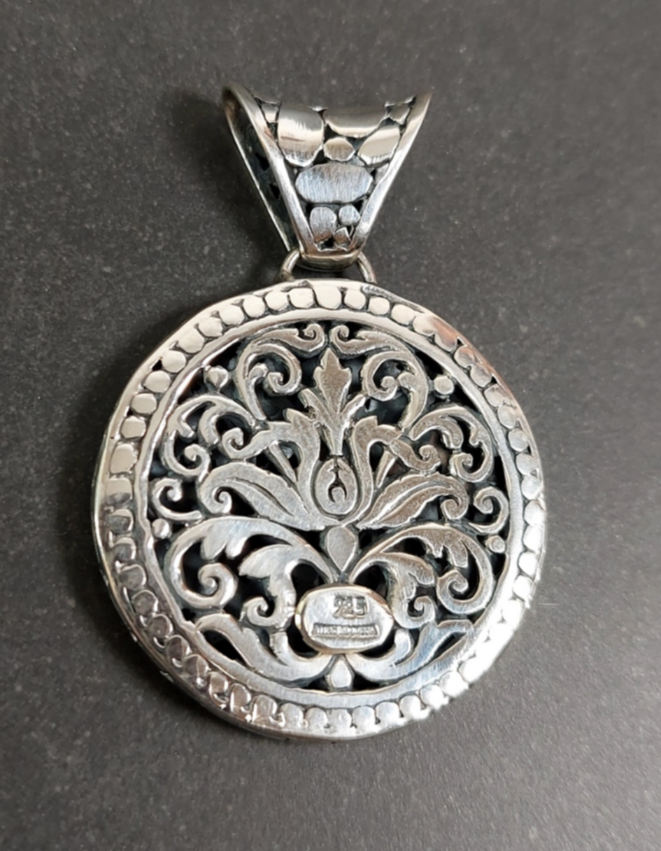 Renässans Hänge i Silver 