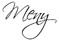 Meny, Gummistämpel, Reprint