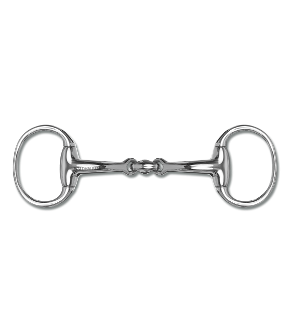 Waldhausen Anatomical Eggbutt Bite, Double Jointed, Solid - 2