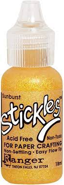 Sunburst, Stickles Glitter Glue, Ranger Ink