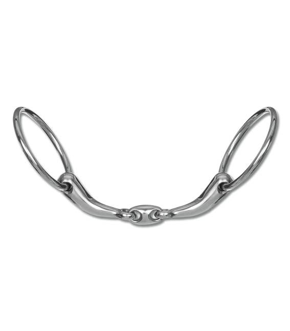 Waldhausen Anatomical Snaffle Bit, Double Jointed, Solid - PETSTER