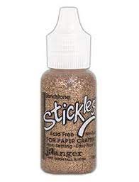 Sandstone, Stickles Glitter Glue, Ranger Ink