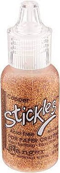 Copper, Stickles Glitter Glue, Ranger Ink