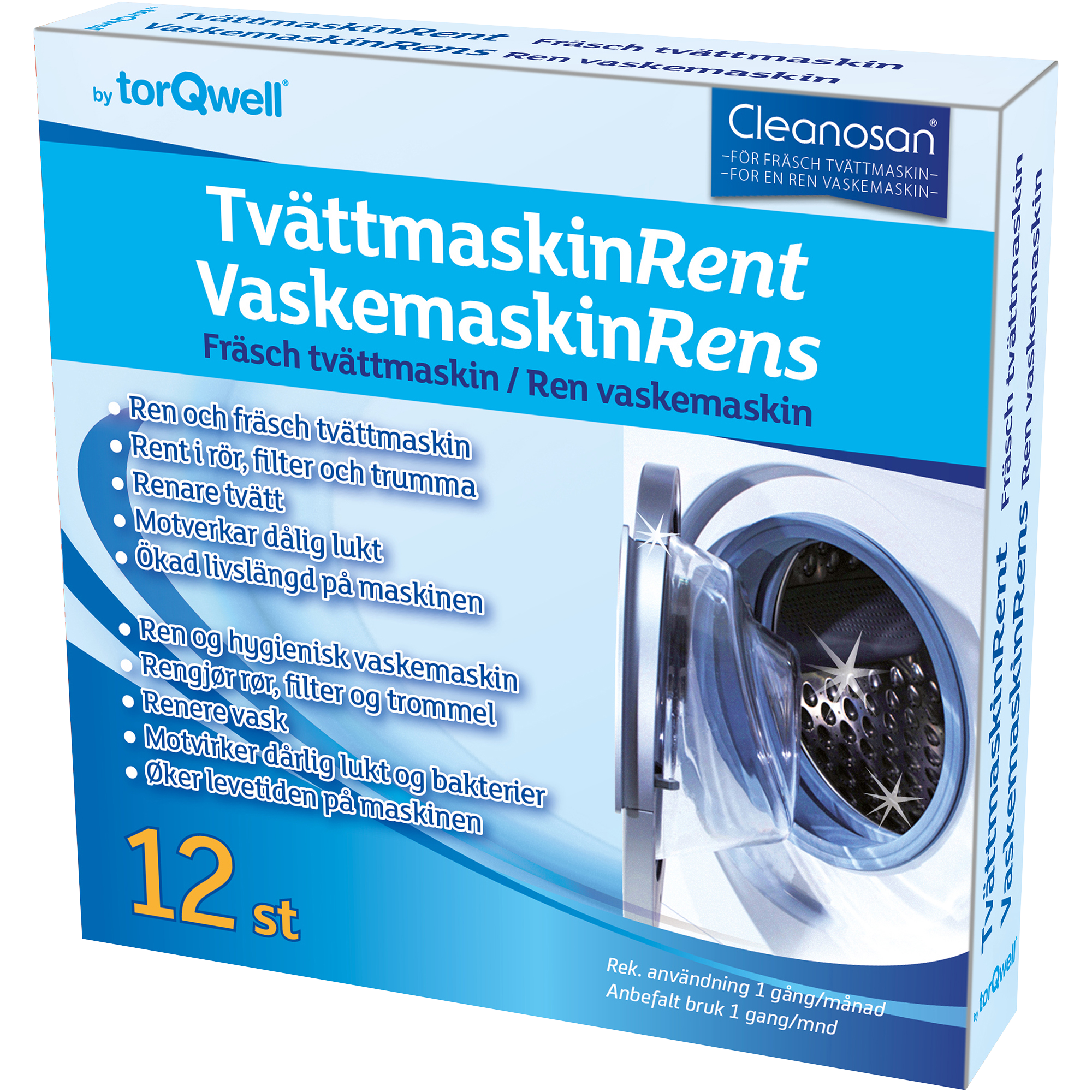  TVÄTTMASKINRENT CLEANOSAN 12-Pack