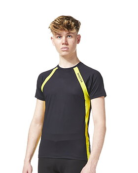 Tränings T-shirt med gul dekor