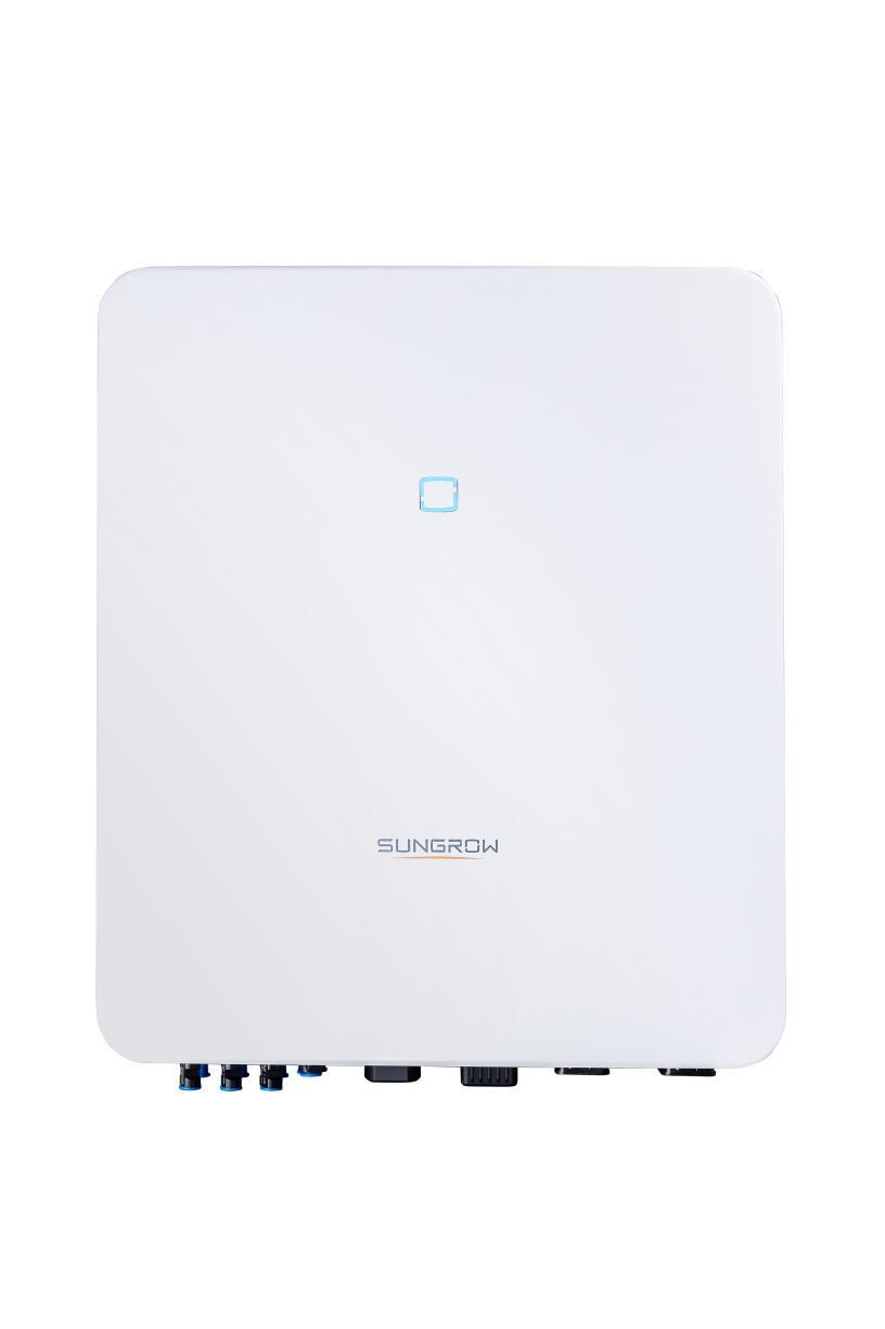 Sungrow 8kW 3-fas, Hybrid, förberedd för energilagring i batteri.