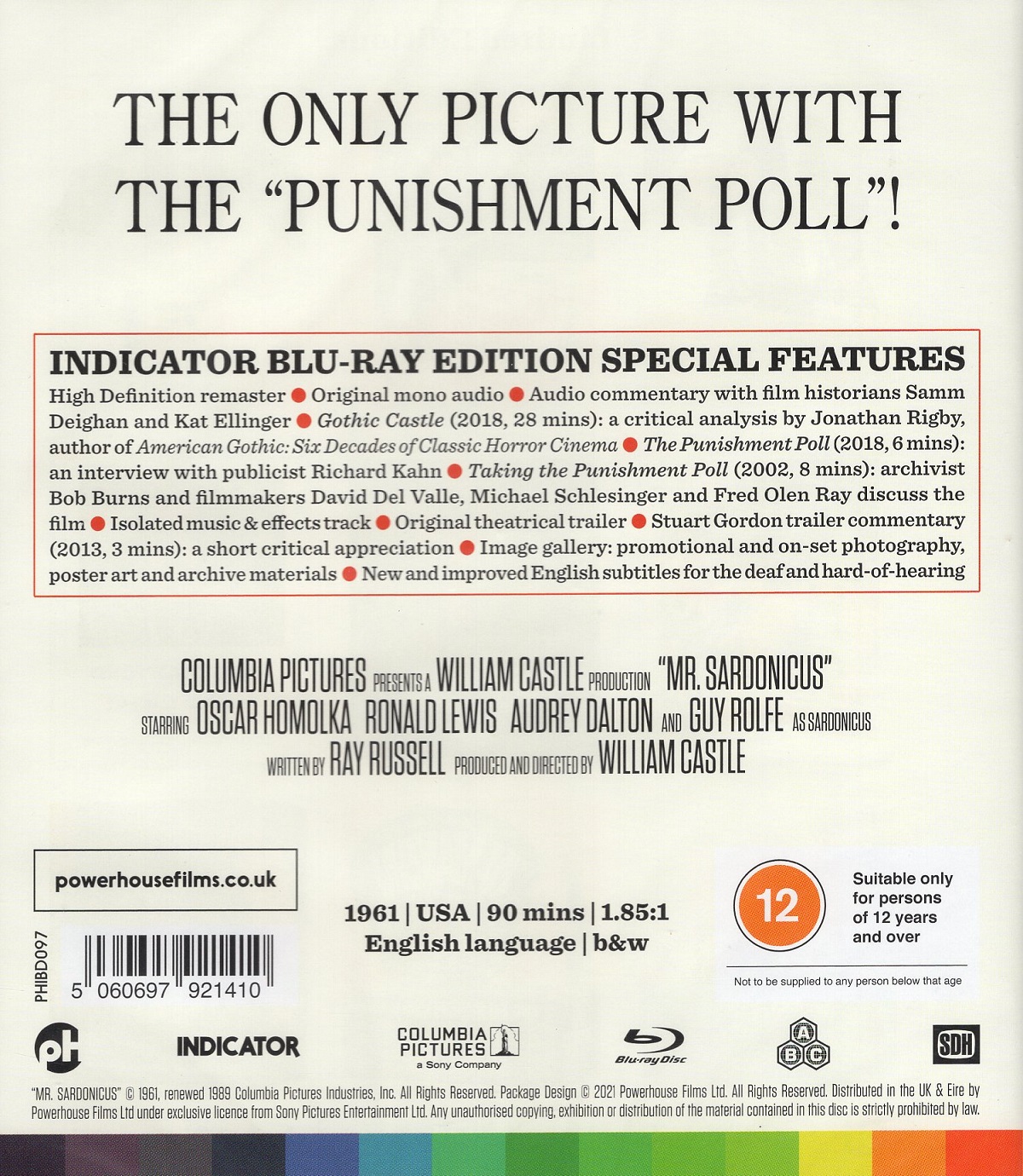 Mr. Sardonicus (ej svensk text) (Blu-ray) - 2