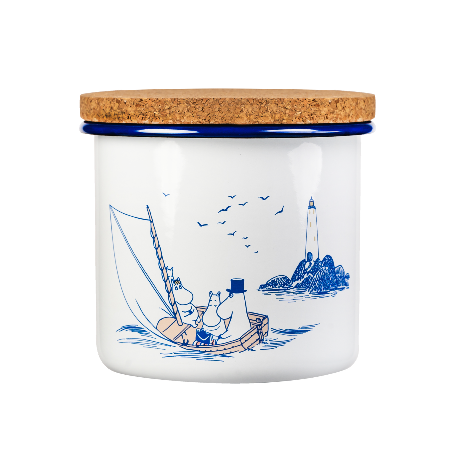 Mumin Emaljburk 1,3 liter - Sailors - 2