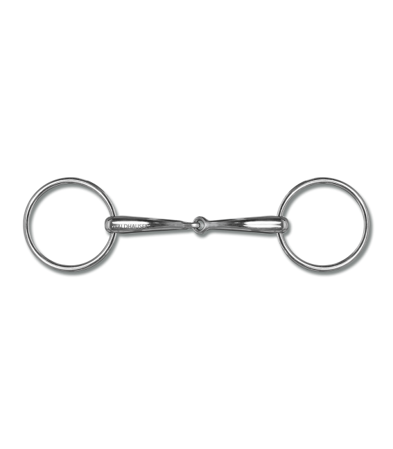 Waldhausen Anatomical Snaffle Bit, Solid - 2