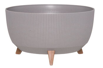 Kruka Roma Line ECO med fot 47 cm grå