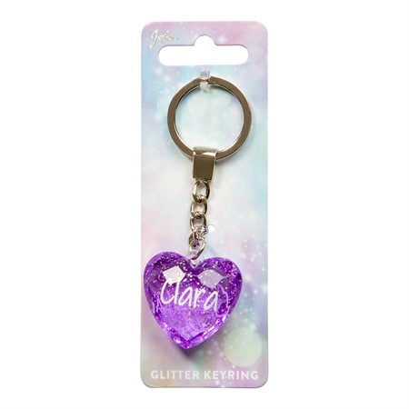 Glitter Heart Clara Avaimenperä
