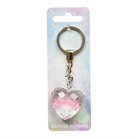 Glitter Heart Matilda Avaimenperä