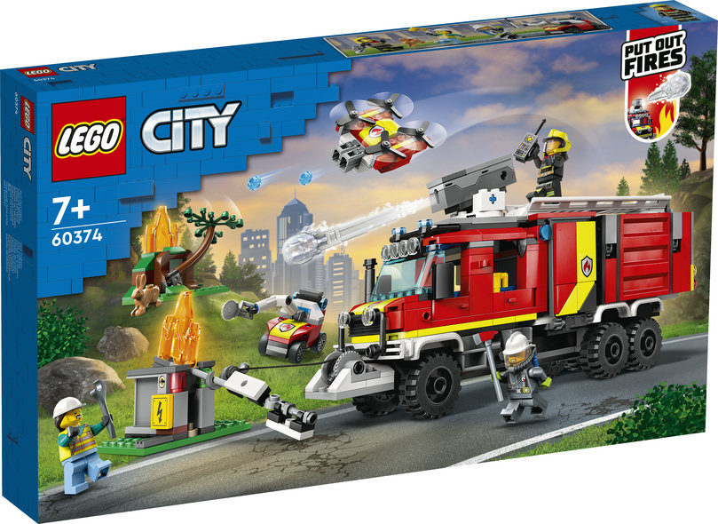 LEGO City fire -  60374 Brandchefens bil