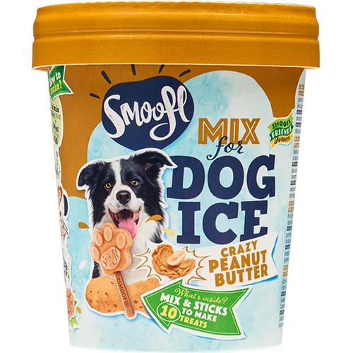 Smoofl Jäätelösekoitus Koirille - Crazy Peanut Butter