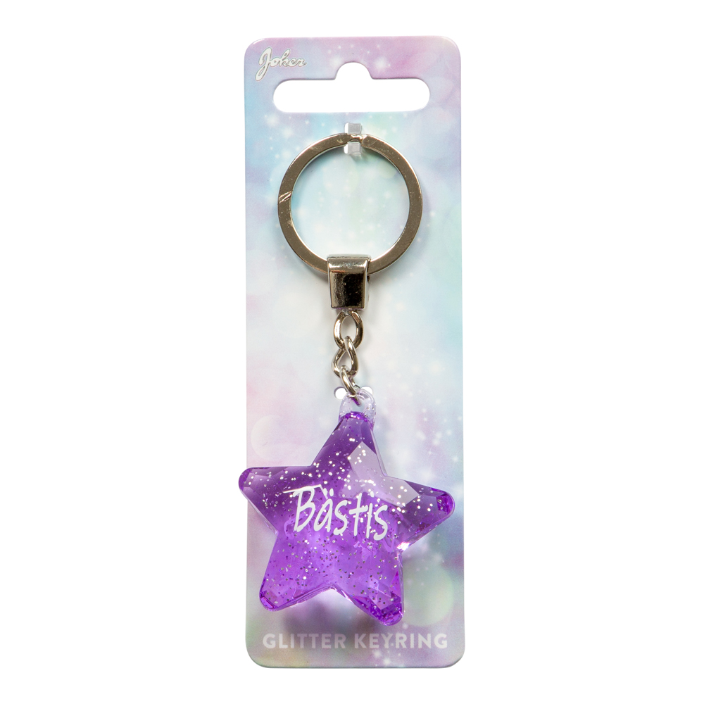 Glitter Star Bästis Avaimenperä