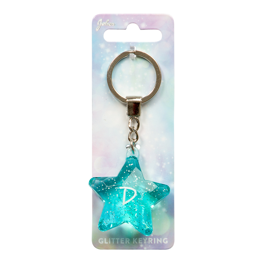 Glitter Star D Avaimenperä