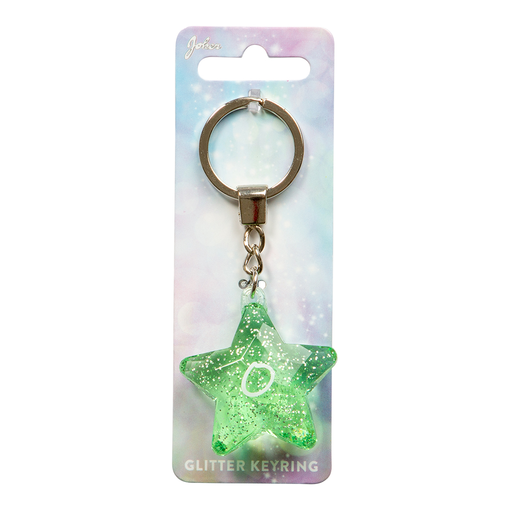 Glitter Star O Nyckelring