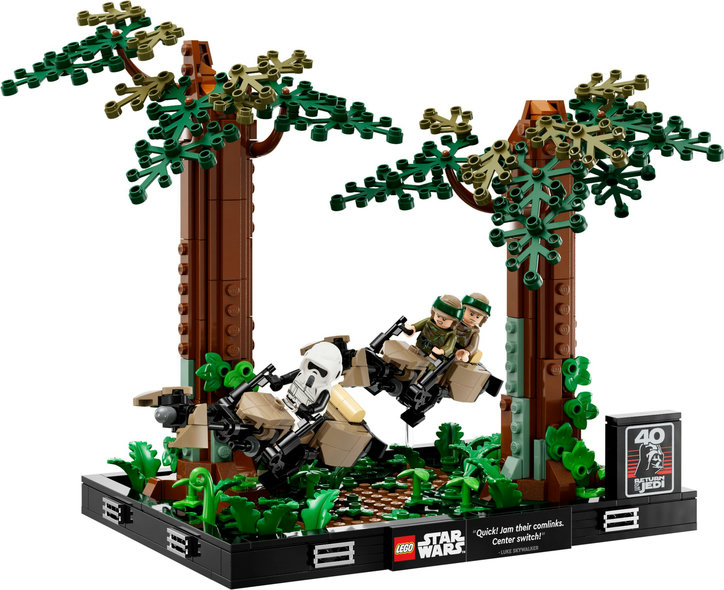 LEGO Star wars - 75353 Speed chase Diorama - 3