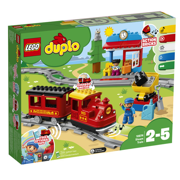 LEGO Duplo town - 10874 Ångtåg - 2