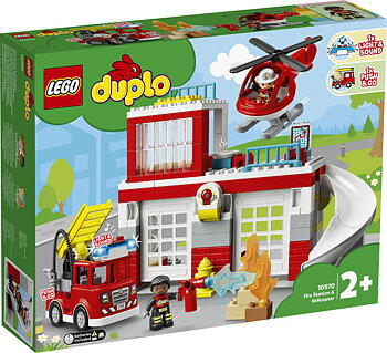 LEGO Duplo town - 10970 Brandstation & helikopter
