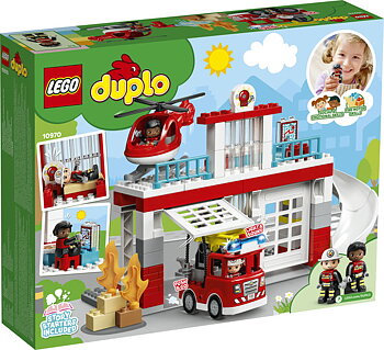 LEGO Duplo town - 10970 Brandstation & helikopter
