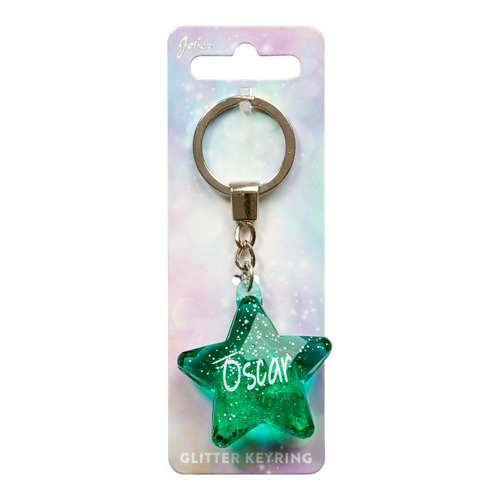 Glitter Star Oscar Avaimenperä