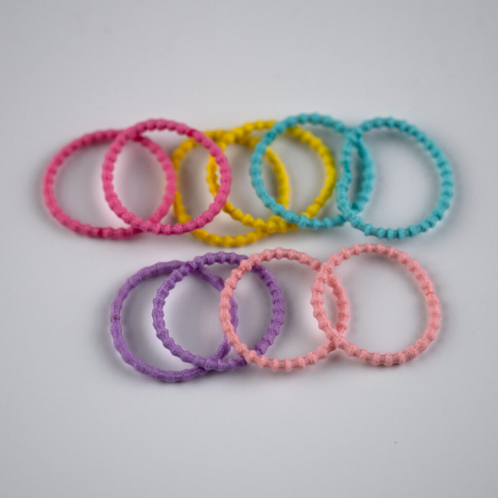 Minihårsnoddar Neon, 10-Pack - Busy Lizzie