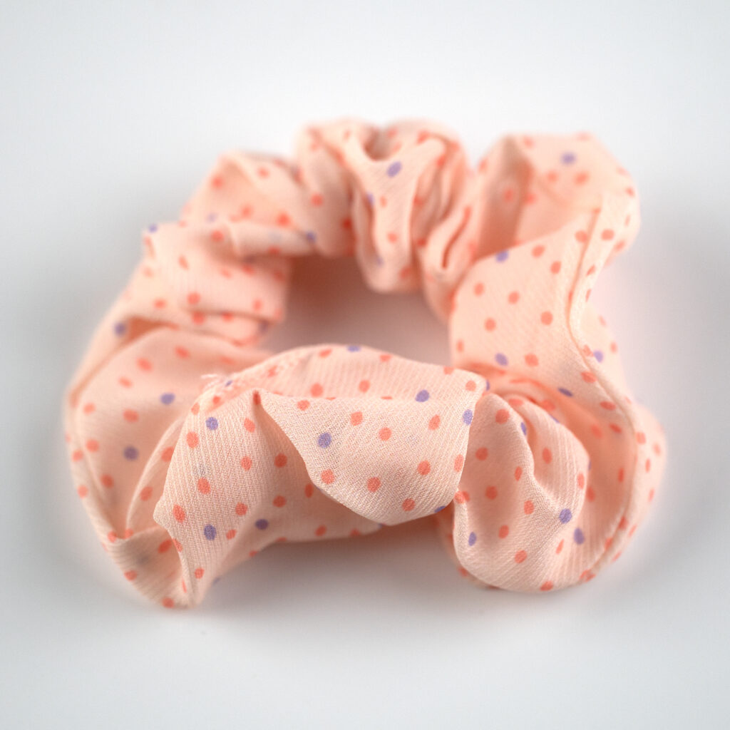 Scrunchie Dot, Light Pink - Busy Lizzie