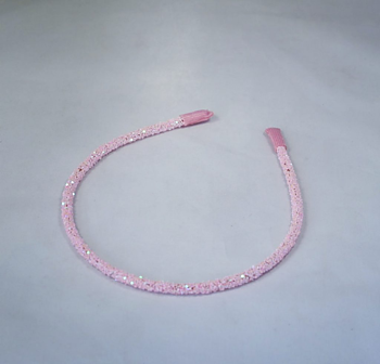 Diadem Glitter, Rosa - Busy Lizzie