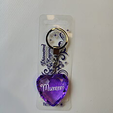 Diamond keyring Mummi Nyckelring