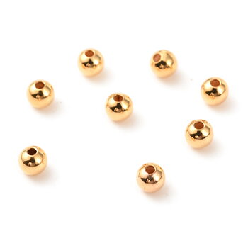 Kula i mässing 3 mm 20st förgylld