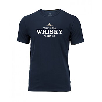 WWW Stretch-T-shirt Navy