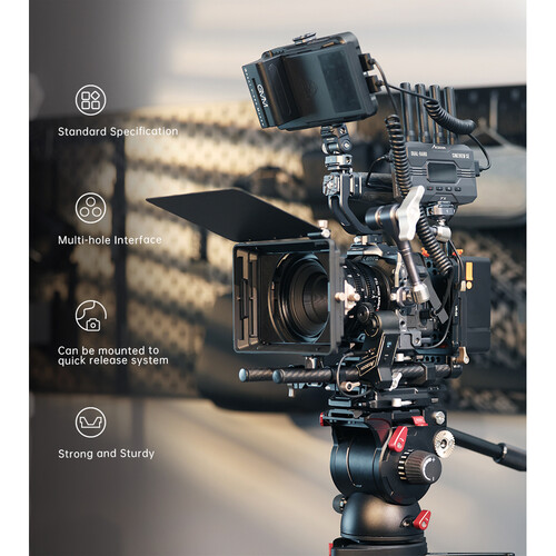 Falcam Baseplate with Dual 15mm Rod Clamps 3306 - 7