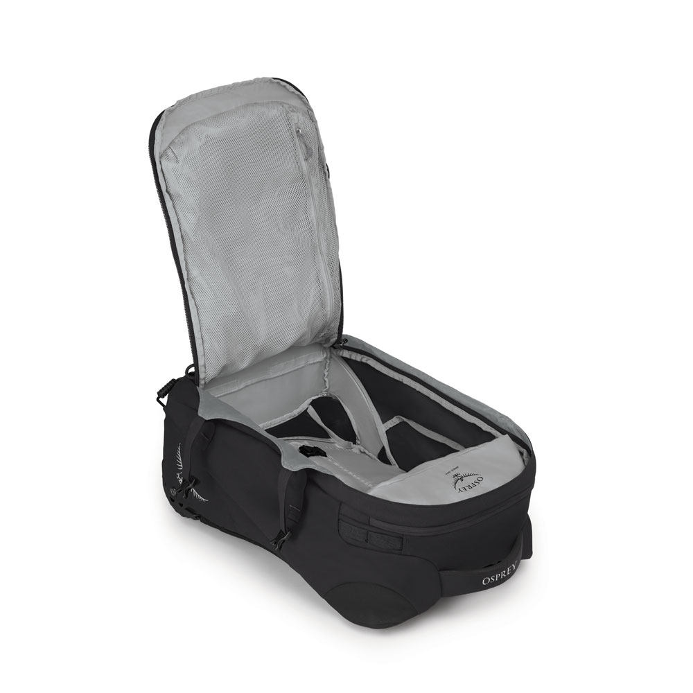 Kabinresväska med ryggsäcksremmar - OSPREY Farpoint Wheeled Travel Pack 36 Black - 2