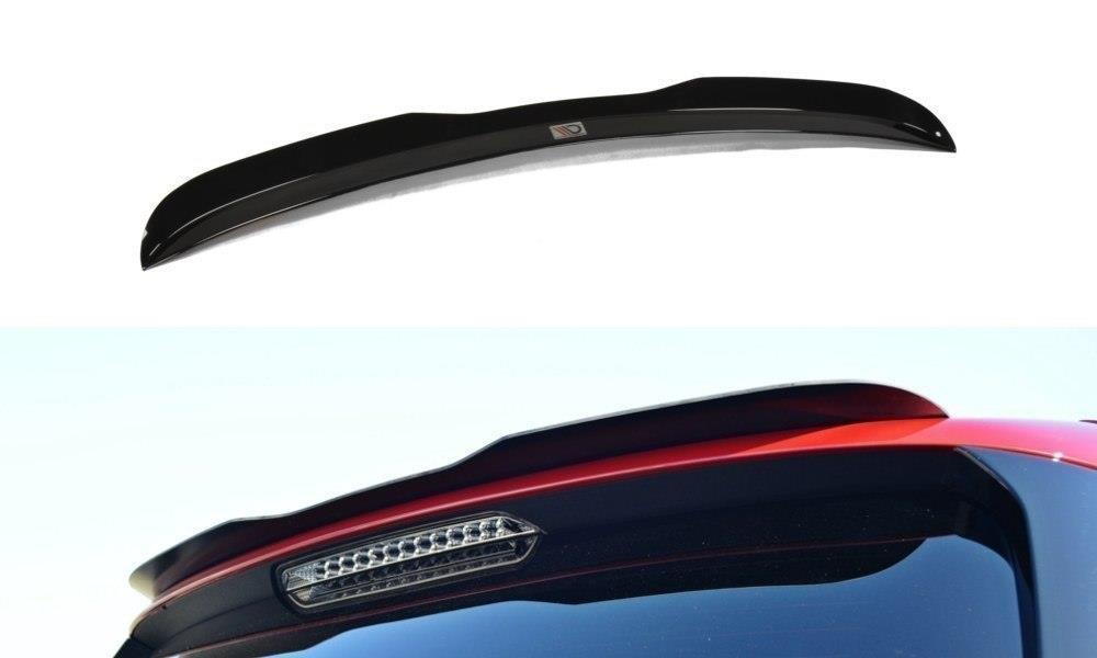 Spoiler Cap Peugeot 308 Ii Gti / ABS Svart Struktur