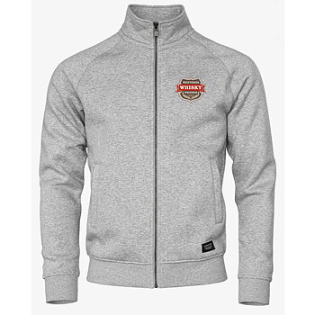 WWW Zip Cardigan Grey