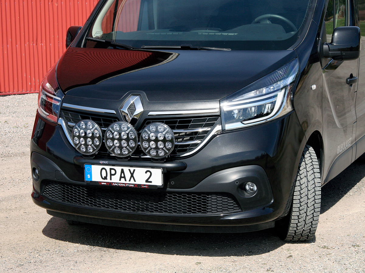 Q-LIGHT II Renault Trafic 21- frontbar for upp to 3pcs auxiliary lights 