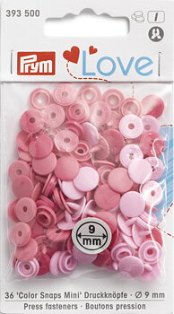 COLOR SNAPS MINI - 9 MM - PINK