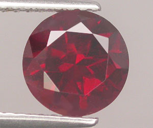 Preciosa piedra preciosa de granate piropo natural de 2,04 ct de 7,5 mm de talla redonda - 4