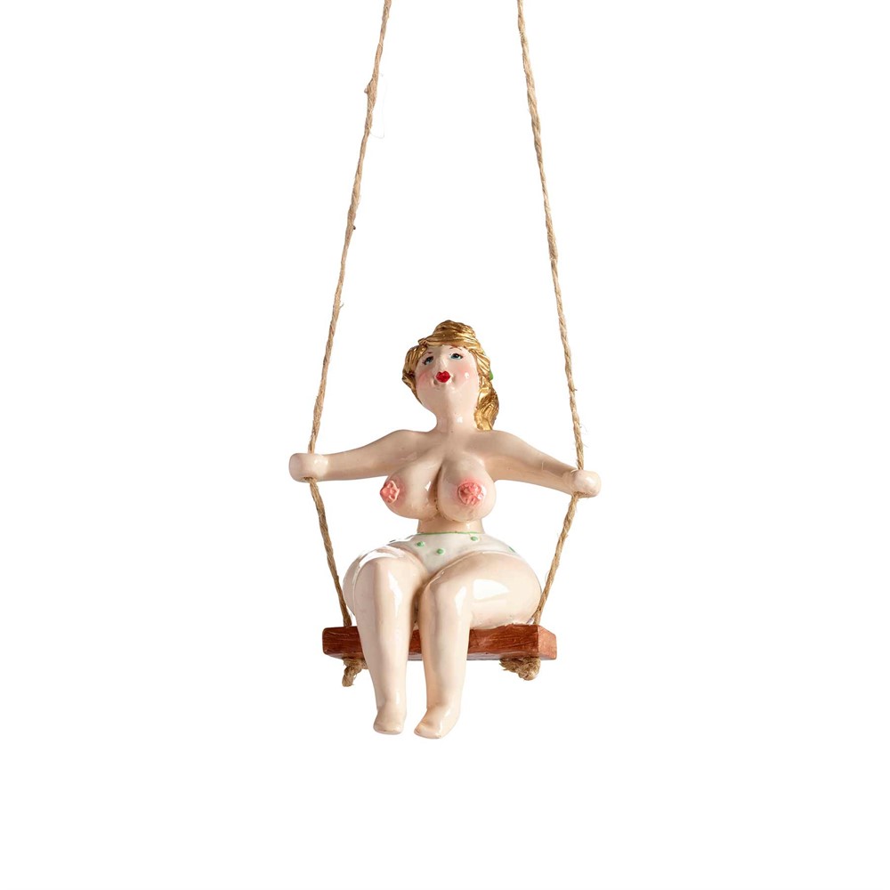 Berit på gunga - 13,5 cm - 5