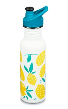 Vattenflaska Lemon 800 ml Classic Pipkork, Lemon - Klean Kanteen
