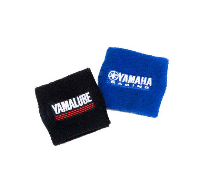 Set of 2 Brake Reservoir Shroud in black and blue